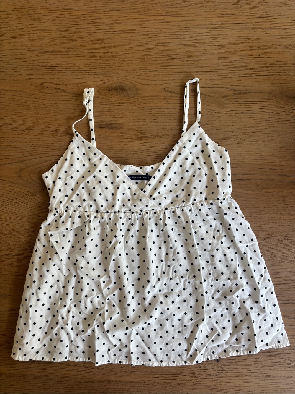 Brandy polka dot cami NWOT